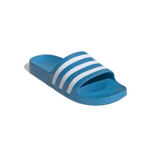 adidas Slides Adilette Aqua 3-Stripes (Cloudfoam footbed, molded EVA strap) solar blue - 1 pair